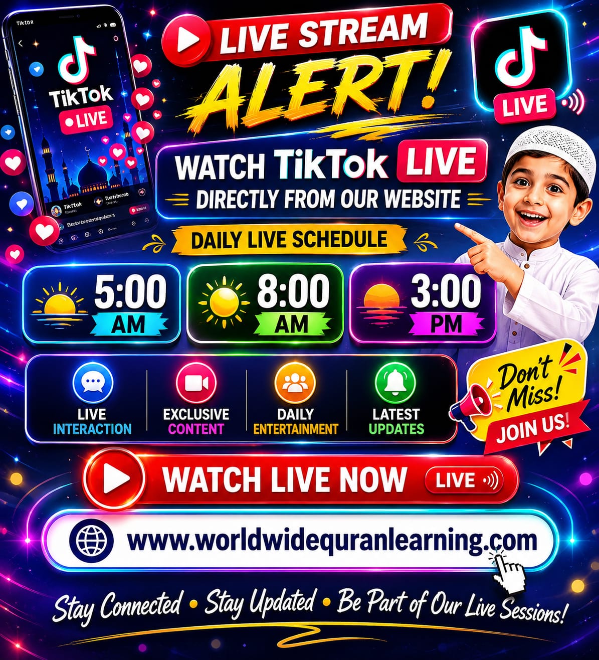 TikTok Live Poster